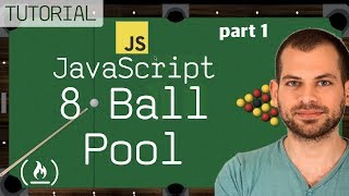 JavaScript  HTML5 GameDev Tutorial 8Ball Pool Game part 1 [upl. by Lered]