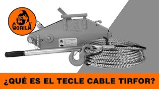 ¿Qué es el tecle de cable  GORILA [upl. by Monia]