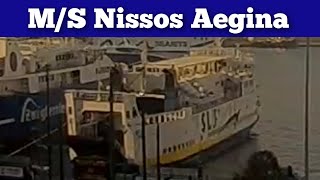 MS Nissos Aegina leaving Piraeus [upl. by Barthelemy142]