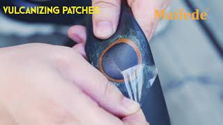 Bike Vulcanizing Patch Tutorial [upl. by Biggs]