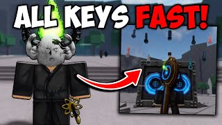 How to get 11 KEYS FAST The Strongest Battlegrounds [upl. by Budde]