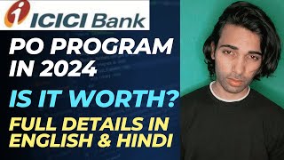 ICICI PO PROGRAM 2024  ICICI PROBATIONARY OFFICER  icicibank manipaluniversity bankingsector [upl. by Reerg]