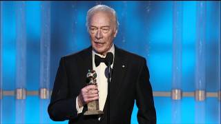 Christopher Plummer Wins Best Supporting Actor Motion Picture  Golden Globes 2012 [upl. by Halbert144]