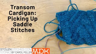 Transom Cardigan Picking Up Stitches [upl. by Vasileior]