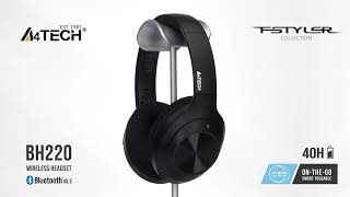 A4Tech Fstyler BH220 Bluetooth Wireless Headphones [upl. by Niuqaoj92]