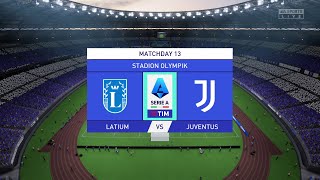 FIFA 23 ps4 gameplay  Juventus VS Latium  Career Mode  Manager  Matchday 13 [upl. by Kemble]