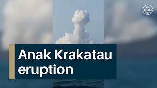 Anak Krakatau eruption 2 September 2019 [upl. by Fishman984]