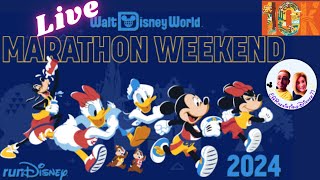 🔴 LIVE Walt Disney World Marathon Weekend runDisney 10K 1524 [upl. by Bonney203]