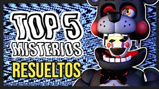 TOP 5 MISTERIOS que RESOLVIÃ“ Freddy Fazbears Pizzeria Simulator [upl. by Enehs]