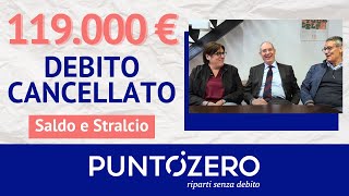 CANCELLARE IL DEBITO Con il Saldo e Stralcio possiamo farlo TESTIMONIANZA Marianna e Fabio [upl. by Enyale941]