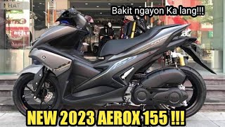 Ang bagong 2023 Yamaha Aerox 155  Specs Features and Color variants🔥 [upl. by Nannette]