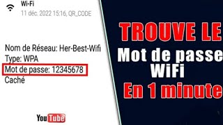 Comment récupérer le mot de passe dun réseau Wifi [upl. by Jarietta]