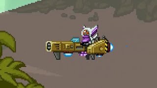 Starbound Mod  Hoverbikes [upl. by Rapsag]