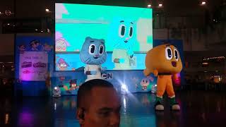 Gumball and Darwin on stage at Cartoon Networks Imagination Studios [upl. by Aznarepse543]