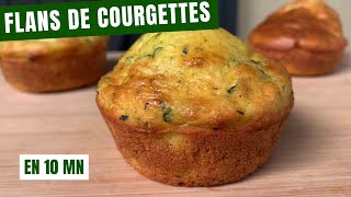 Flans de Courgettes au Chèvre Frais en 10 Minutes  La Recette Santé [upl. by Alvord324]