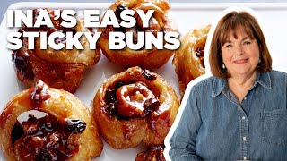 Ina Gartens Easy Sticky Buns  Barefoot Contessa  Food Network [upl. by Leahcimnhoj343]