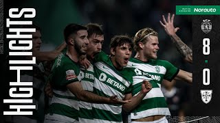 Resumo  Liga Portugal Sporting CP 80 Casa Pia AC [upl. by Belldame]