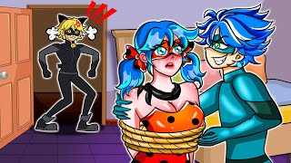 Rescue Lady Bug  Love Story of Lady Bug x Chat Noir  Miraculous Animation [upl. by Ociram433]