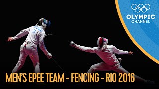 Fencing Mens Epee Team  Rio 2016 Replays [upl. by Baer]