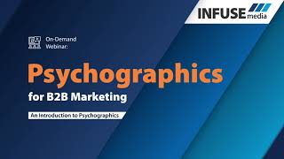 Psychographics for B2B Marketing An Introduction to Psychographics [upl. by Ecirehs]