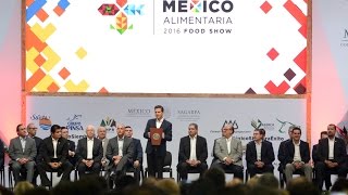 Inauguración de México Alimentaria 2016 quotFood Showquot [upl. by Boni]