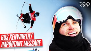 Gus Kenworthy with an important message 🏳️‍🌈⛷ [upl. by Weihs]