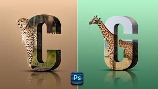 3D Letter Manipulation in Photoshop  Best Tutorial for Beginners [upl. by Annaili]