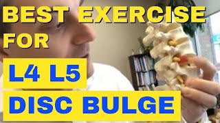 Best Exercise For L4 L5 Disc Bulge 4 Moves You Need To Know  Dr Walter Salubro [upl. by Azal]