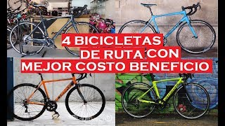 4 Bicicletas de Ruta 2018 con Mejor Costo Beneficio [upl. by Gnahc]