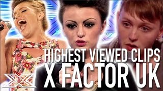 TOP 10 MOST VIEWED PERFORMANCES The X Factor UK [upl. by Ellerehc]