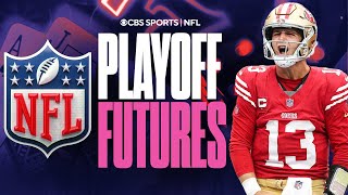 NFL Playoff Futures Picks to win AFC NFC and Super Bowl  CBS Sports [upl. by Bellew907]