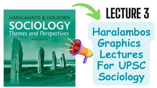 L3  Haralambos Graphics Revision for Sociology  Vyasa IAS [upl. by Helms]