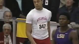 200m American record indoor  Wallace Spearmon  2005 [upl. by Uwton]