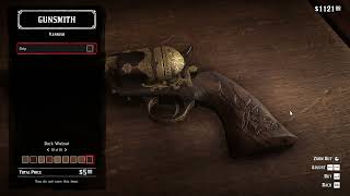 Red Dead Redemption 2  Revolver Customization [upl. by Yahsal275]