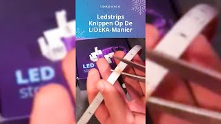 RGB LEDstrips op de juiste manier knippen The LIDEKA Way [upl. by Einnoj]