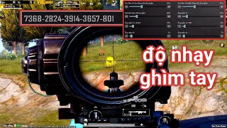 PUBG Mobile  Share Mã Code Setting  Độ Nhạy Ghìm Tay Mới Nhất Cùng Game MG3 Scope 6 [upl. by Revell]