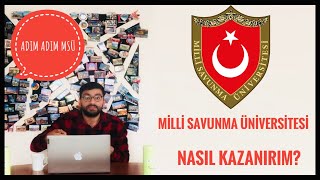 MİLLİ SAVUNMA ÜNİVERSİTESİNİ NASIL KAZANIRIM ADIM ADIM MSÜ SINAV  BAŞVURU  TERCİH  MÜLAKAT [upl. by Neenad]