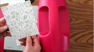 Embossing Folder Techniques Using Inks amp Materials [upl. by Aihseym676]