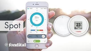 Smart thermostat SPOT  Fondital [upl. by Pantheas488]