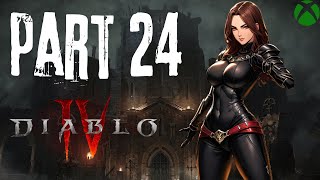 Diablo 4 Gameplay Walkthrough Part 24  The Dread Martyr X Box Series X  No Commentary [upl. by Alisun]