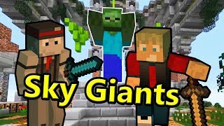 Konečne poriadný súper  Sky Giants  Minecraft Minihry w Kelo [upl. by Llirrem]