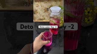 Detox water 💧 Day 2 shorts detox [upl. by Dearman]