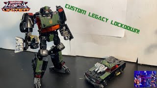 CUSTOM LEGACY LOCKDOWN Transformers Custom Showcase [upl. by Nyltac655]