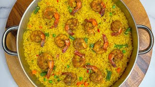 Curry Shrimp Fried Rice  Shrimp Fried Rice  Shrimp Recipe  FRUGALLYT [upl. by Cleodal]