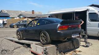 Nissan S13 CA18DET DYNO RUN  274 HP [upl. by Odelet]