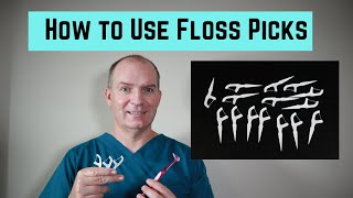 How to use Floss Picks Reach Access Flosser and Disposable floss pick [upl. by Anselma20]