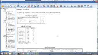 Analyse factorielle exploratoire ACP sur SPSS [upl. by Jezrdna]