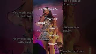 lana del Rey lyrics captions 🥀 lanadelrey shortsvideo [upl. by Elbys55]