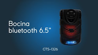 Bocina bluetooth 65 pulgadas LED GTS1326 [upl. by Aeynod]