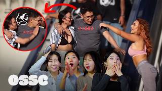 Korean Girls React To US PRANK Compilation  𝙊𝙎𝙎𝘾 [upl. by Atikahc]